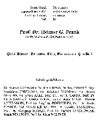 Title and list of well wishers