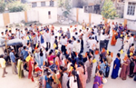 Assembly in square
