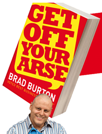 Book advert, Get off your arse